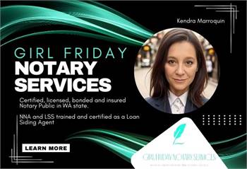 Girl Friday Notary Services - Efficient Mobile Notary Services in Pierce & Thurston Counties